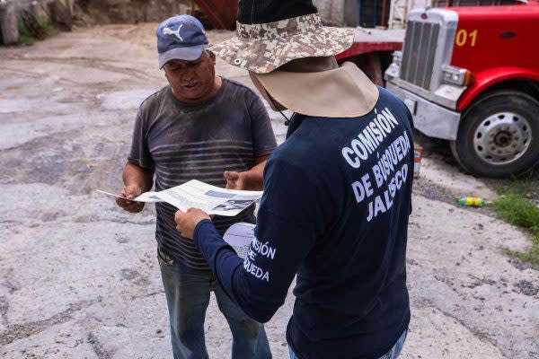 Operativo de la Comisión de Búsqueda de Personas de Jalisco
