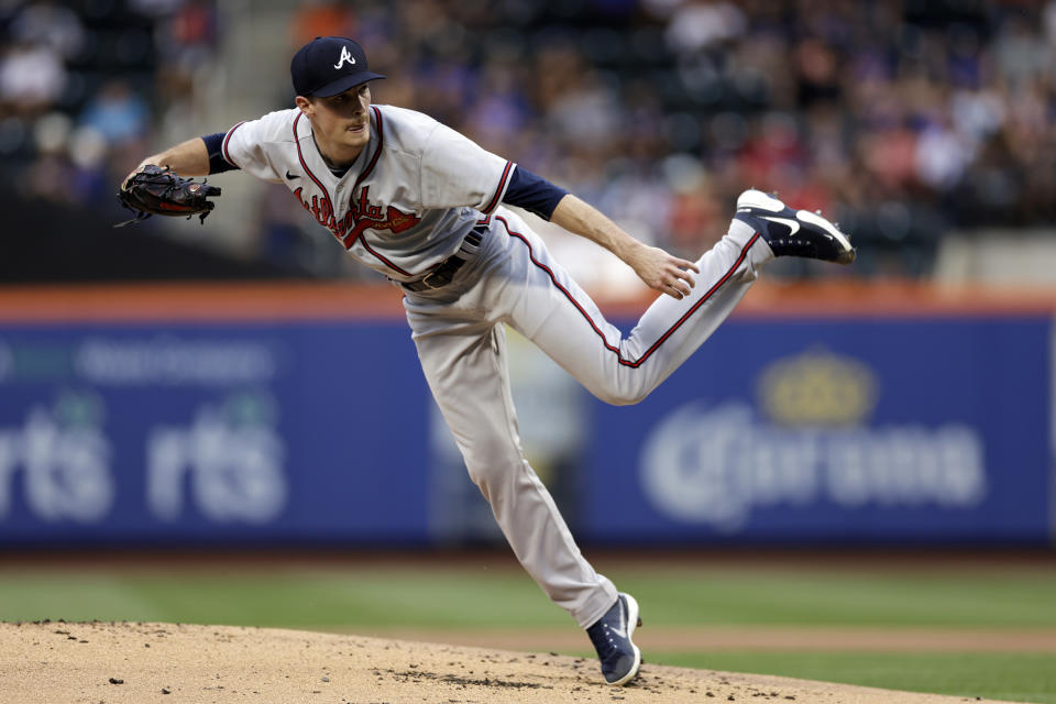 亞特蘭大勇士先發Max Fried。（Photo by Adam Hunger/Getty Images）