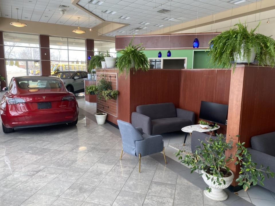 Green Wave's large, open showroom is filled with inviting decor, comfortable spaces, and lots of fun things to do.