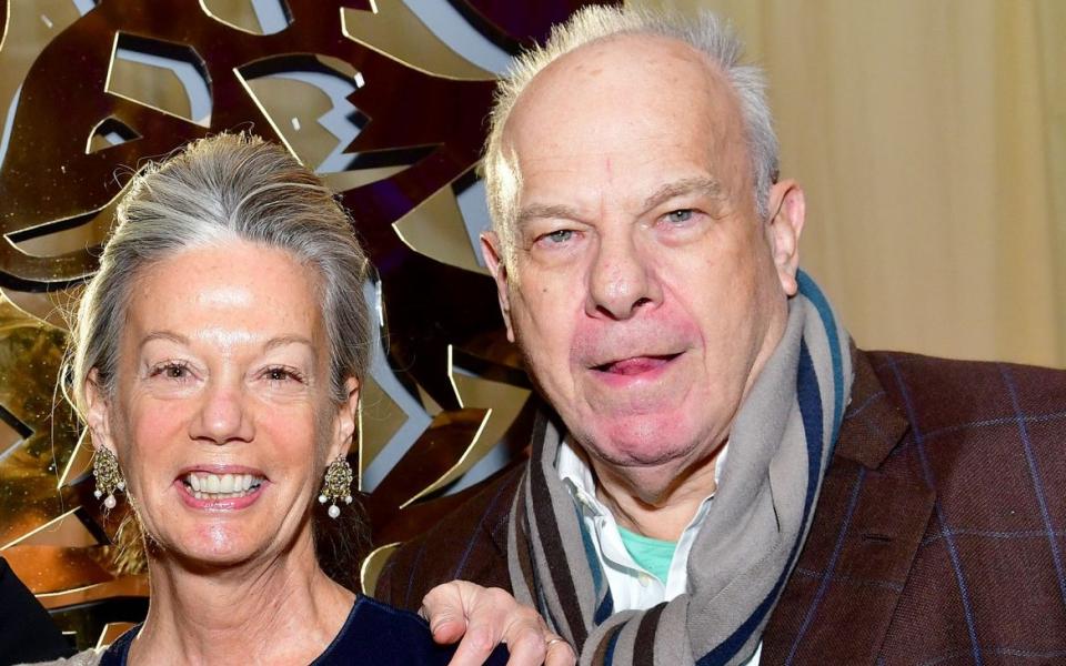 John Heilpern with his wife Sydney Weinberg in 2019 - Michael Ostuni/Patrick McMullan via Getty Images