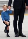 <p>Prince George breaks out his adorable grin. [Photo: Getty/Andrew Chin] </p>