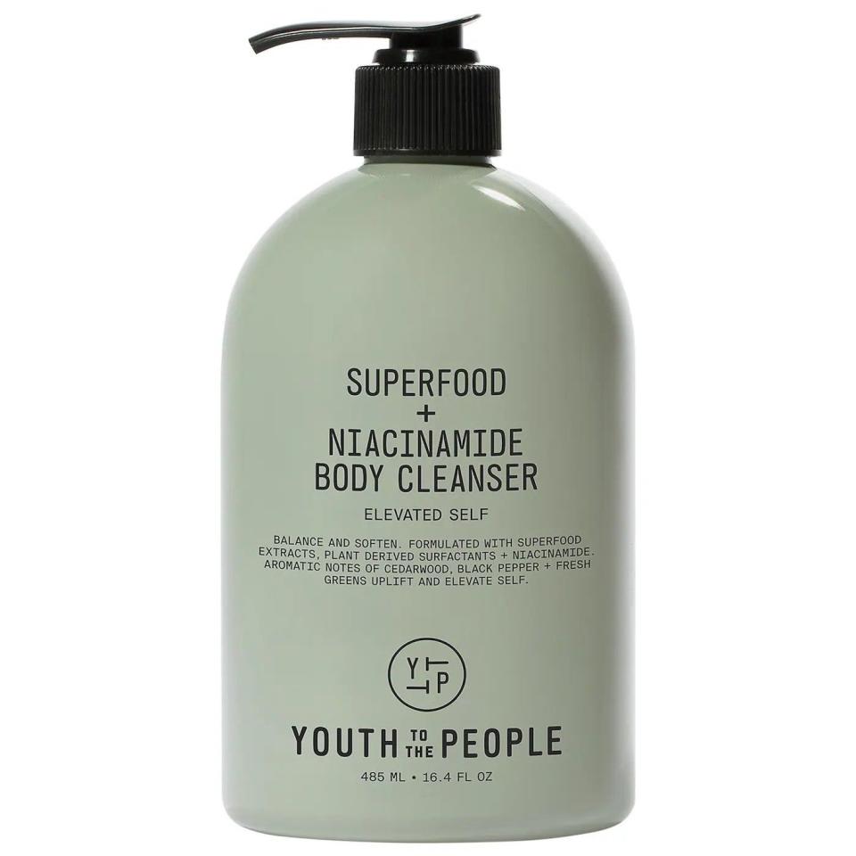 <p><a href="https://go.redirectingat.com?id=74968X1596630&url=https%3A%2F%2Fwww.sephora.com%2Fproduct%2Fyouth-to-the-people-superfood-niacinamide-body-cleanser-wash-P509278&sref=https%3A%2F%2Fwww.cosmopolitan.com%2Fstyle-beauty%2Fbeauty%2Fg60309228%2Fbest-smelling-body-washes%2F" rel="nofollow noopener" target="_blank" data-ylk="slk:Shop Now;elm:context_link;itc:0;sec:content-canvas" class="link ">Shop Now</a></p><p>Superfood + Niacinamide Body Cleanser </p><p>sephora.com</p><p>$39.00</p>