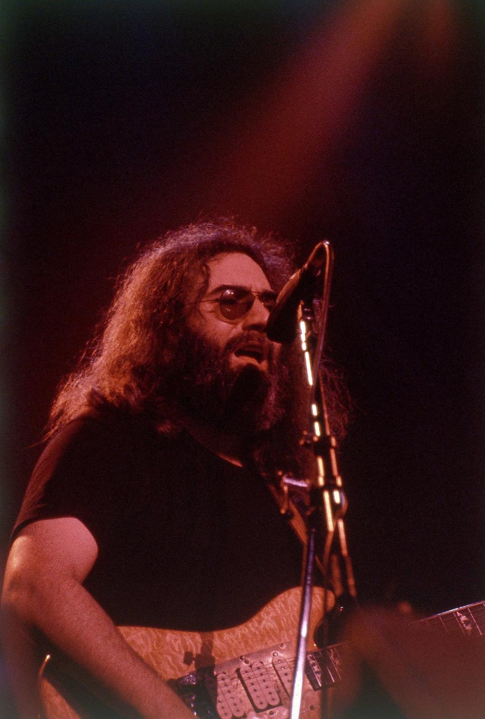 Jerry Garcia of the Grateful Dead.