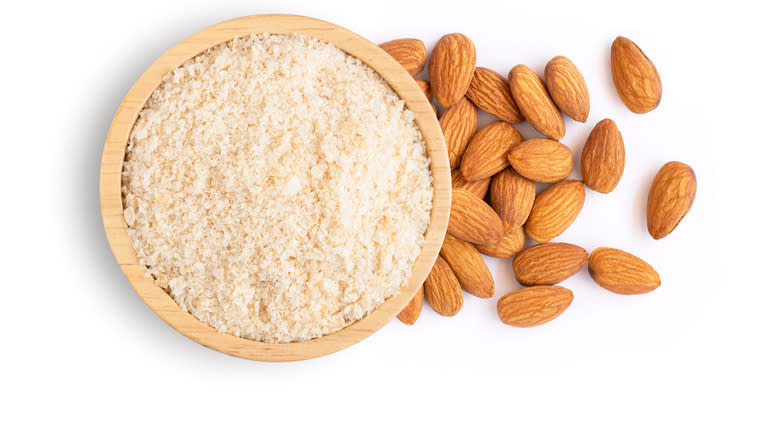 Almond flour in bowl