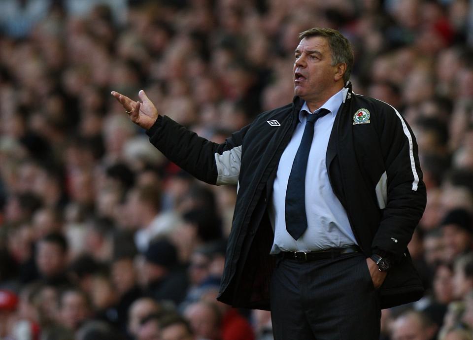 Sam Allardyce was sacked by Blackburn Rovers following the Venkys takeover of the club   (Photo by John Walton - EMPICS/PA Images via Getty Images)