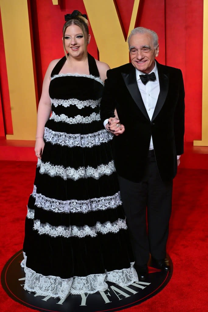 Francesca Scorsese and Martin Scorsese Vanity Fair Oscar Party, Arrivals, Los Angeles, California, USA - 10 Mar 2024