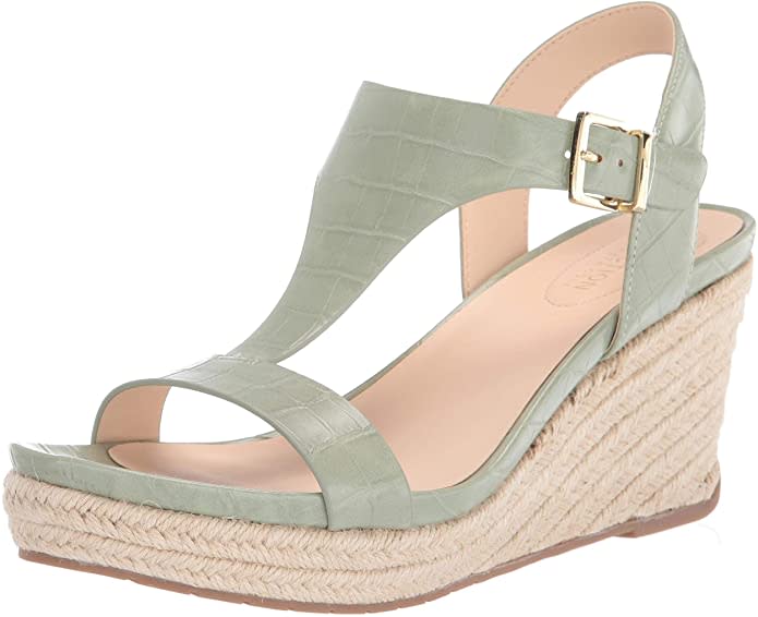 Kenneth Cole REACTION Women's T-Strap Wedge Sandal