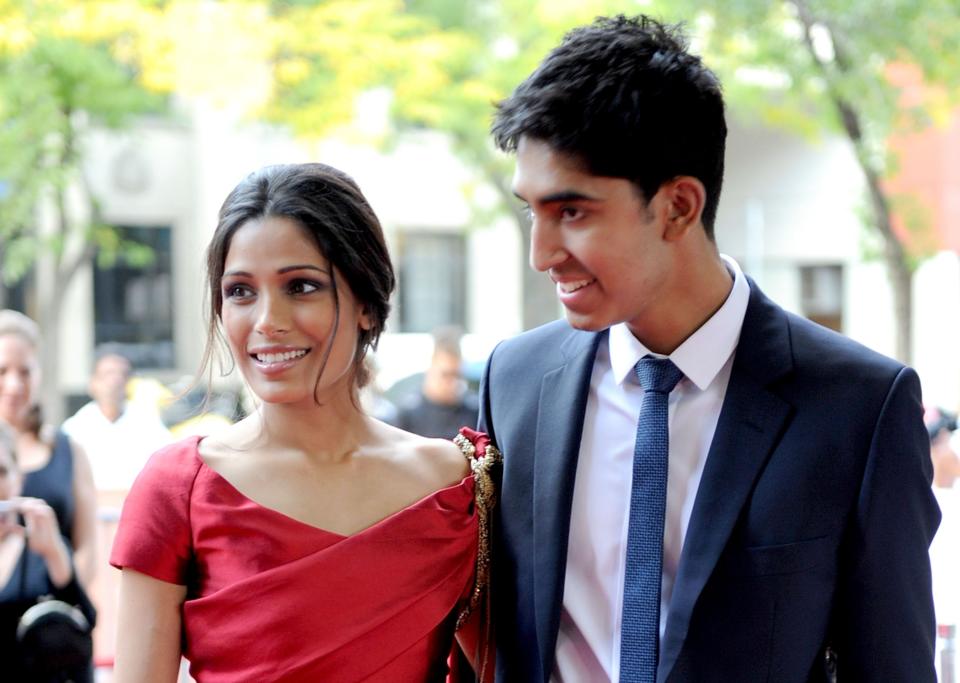 Freida Pinto and Dev Patel (<em>Slumdog Millionaire</em>)