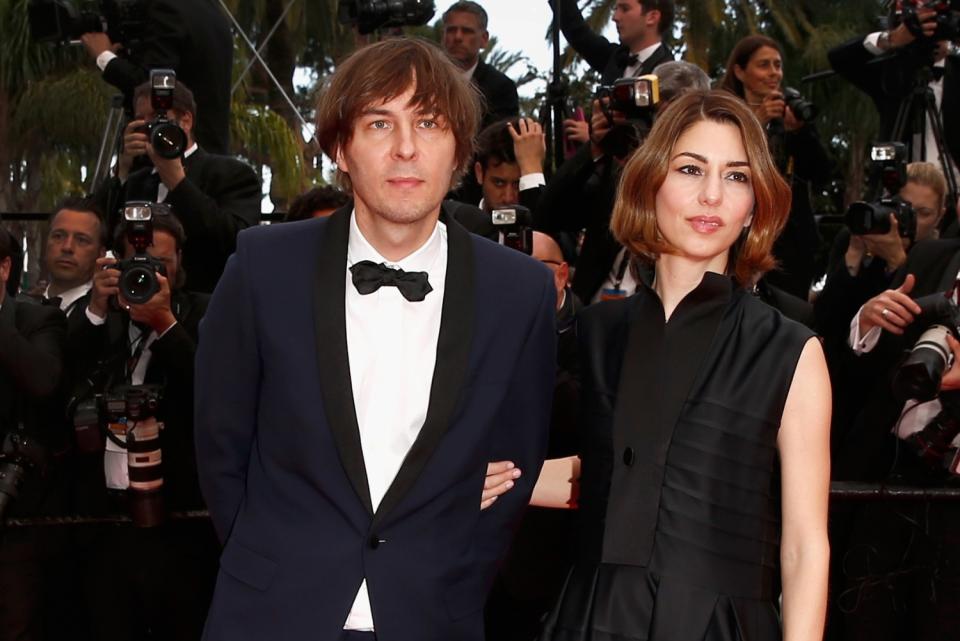 Sofia Coppola and husband Thomas Mars at Cannes in 2014.