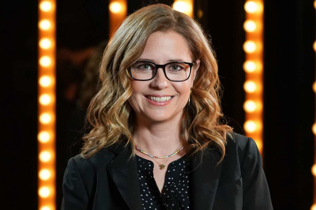<p>Eric McCandless via Getty</p> Jenna Fischer is pictured for 