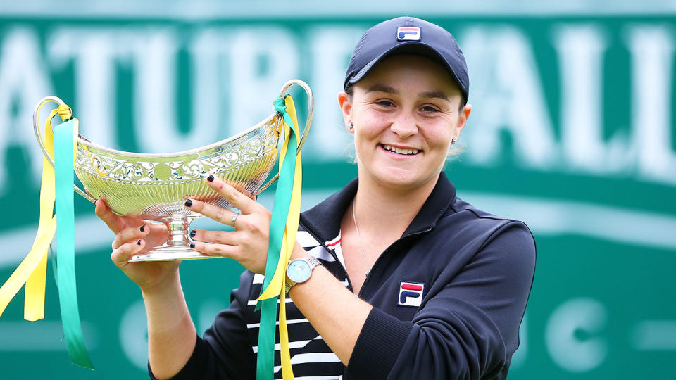 Ash Barty's win in Birmingham saw her claim the No.1 world raking. Pic: Getty