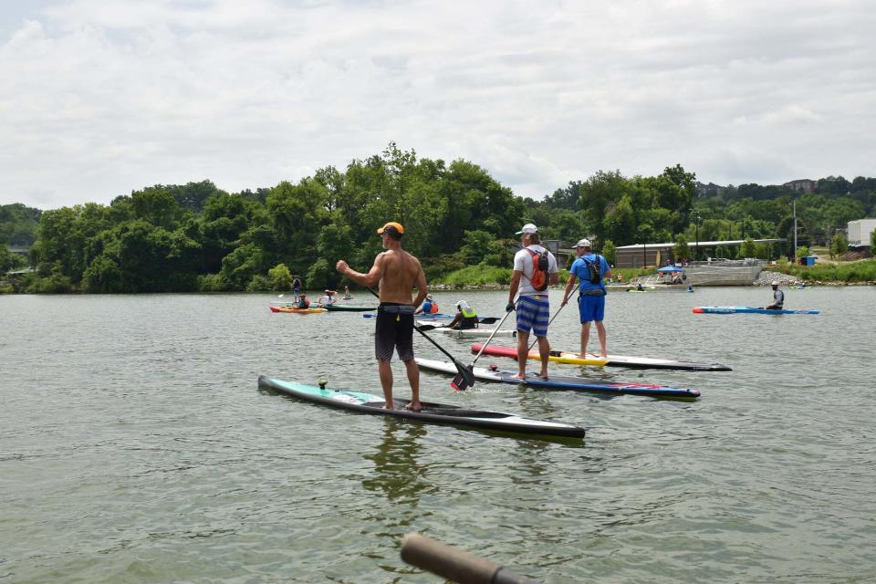 Cheers to Clean Water: Tennessee River Paddle Off and Clean Up, June 2021.