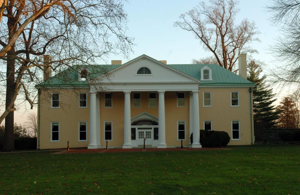 Bellevue Hall located on the grounds of Bellevue State Park once owned by William "Willie" du Pont. Photo was taken Nov. 30, 2005.