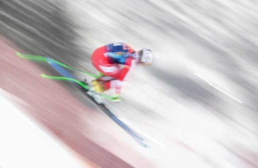 Hannes Reichelt topped the final downhill training at Kitzbuehel