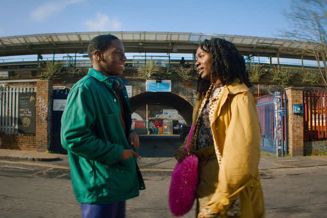 Courtesy of Searchlight Pictures David Jonsson and Vivian Oparah in 'Rye Lane,' 2023