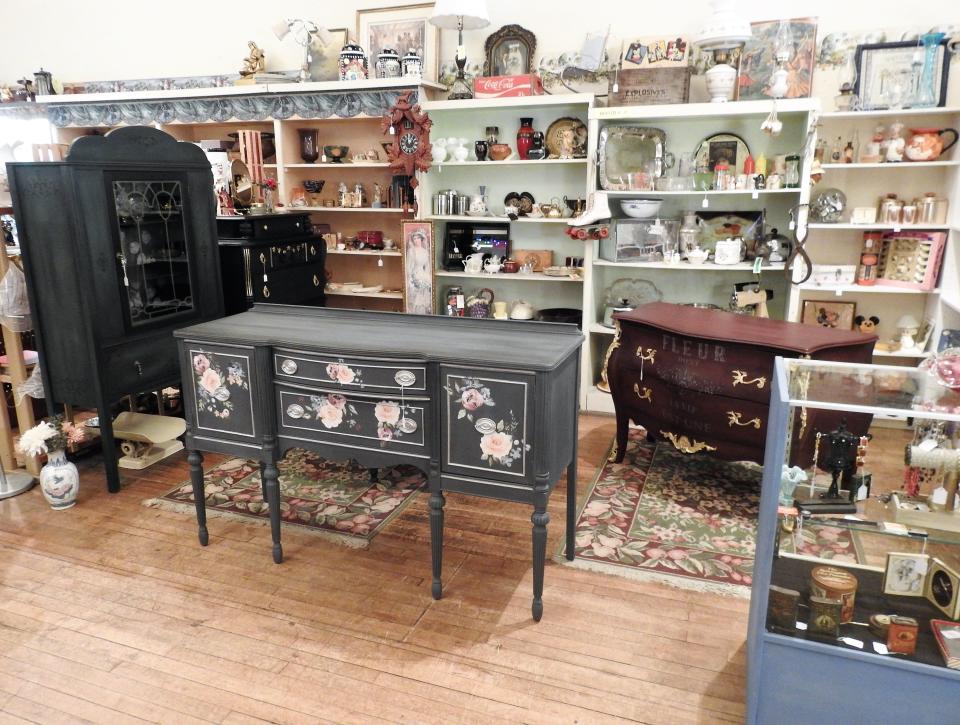 Pam Chaney, new owner of the Coshocton Antique Mall, said they've tried to make the store more open and brighter with booths feeling like mini-stores. Vendors have about doubled to 50 since Chaney took over.