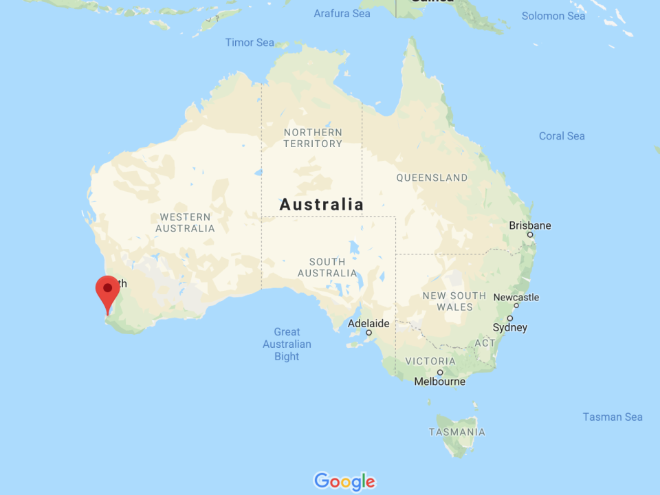 <em>The shooting happened in the village of Osmington in Western Australia (Picture: Google Maps)</em>