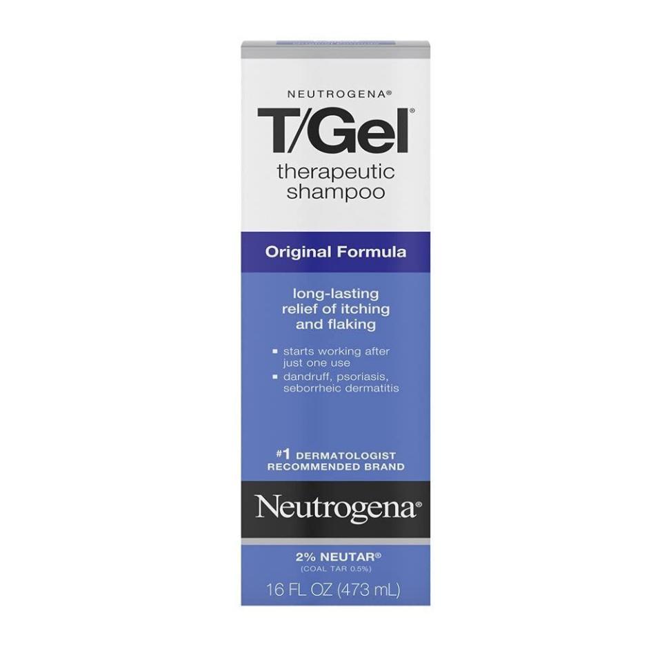 1) Neutrogena T/Gel Therapeutic Shampoo