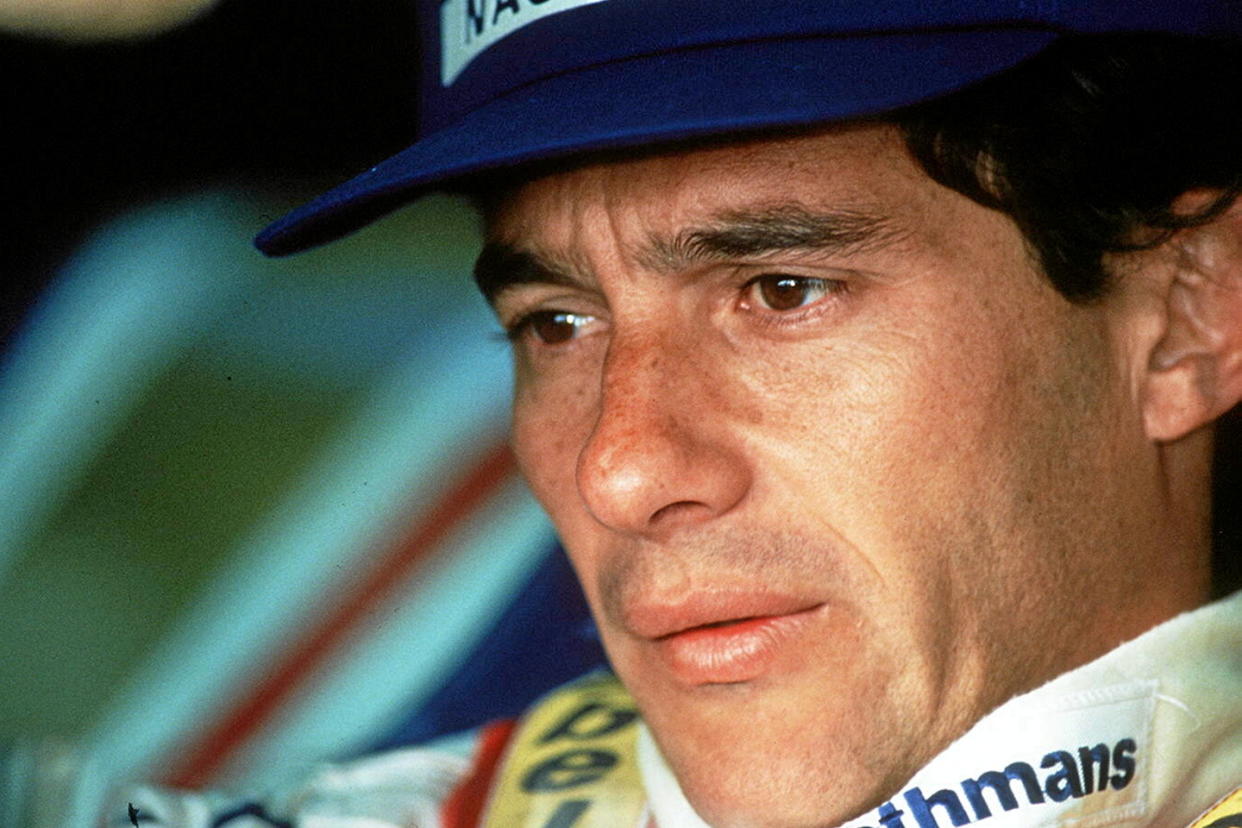 Ayrton Senna, portant les couleurs de Williams, lors de son ultime saison en Formule 1, l'année de son accident fatal.  - Credit:Sipa