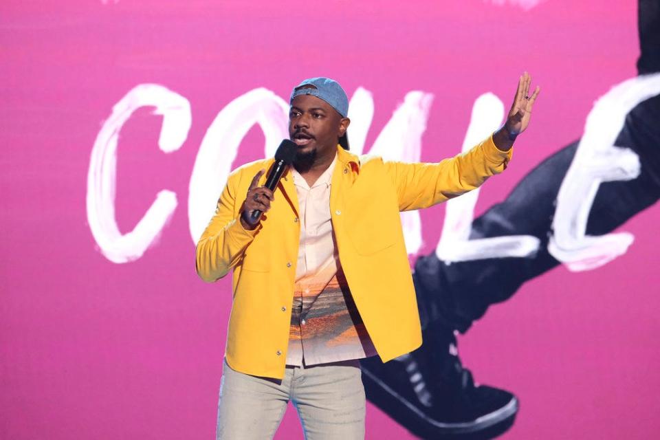 Jordan Conley, whom America voted into the semifinals after the judges passed him over, earned the judges' approval with his zany stand-up.