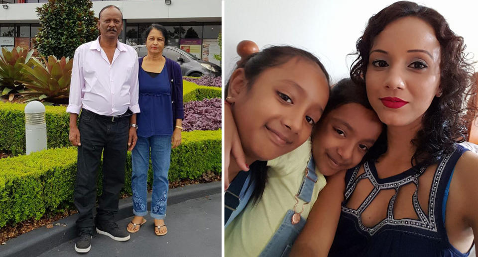 Family killed in mysterious circumstances in Fiji: Nirmal Kumar, 63, and Usha Devi, 54, and their daughter Nileshni Kajal, 34, and her daughters Sana, 11, and Samara, 8. 
