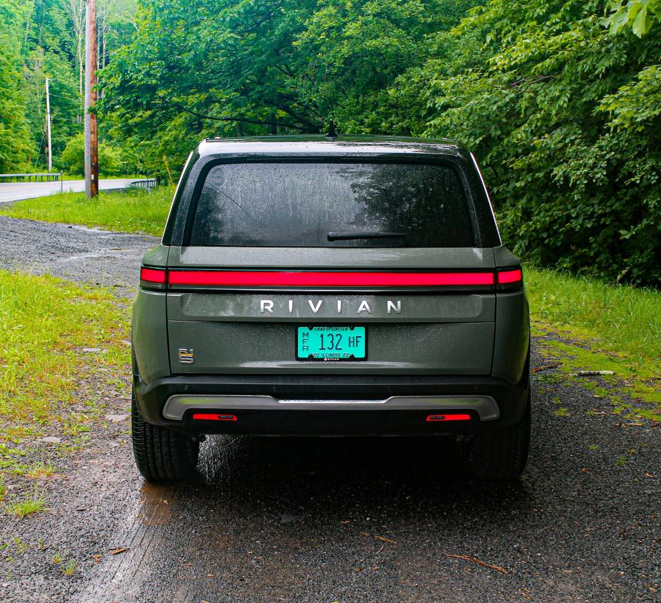 The Rivian R1S electric SUV.