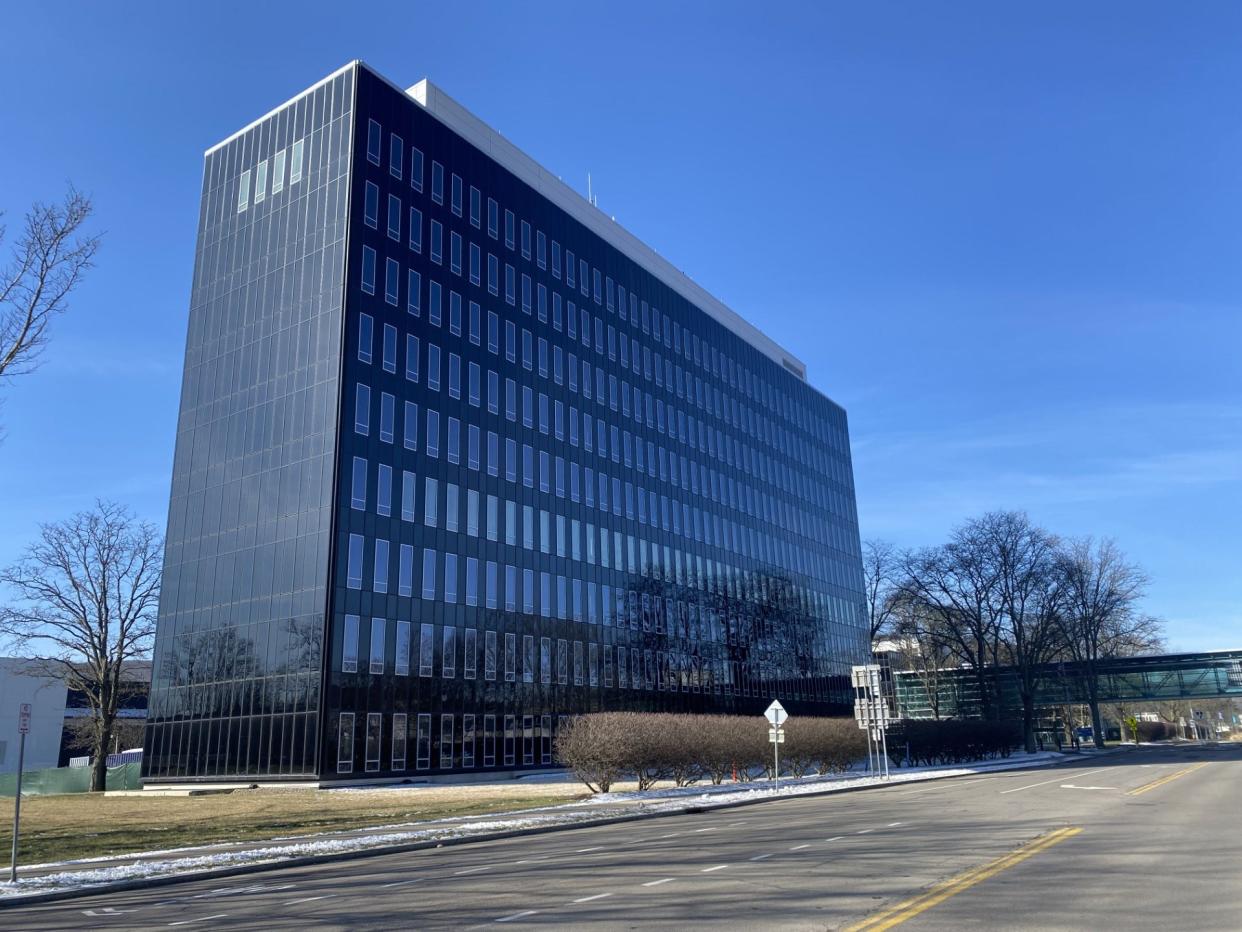 The recently upgraded Corning Inc. C Building, and two adjacent buildings on Pulteney Street are currently unused.