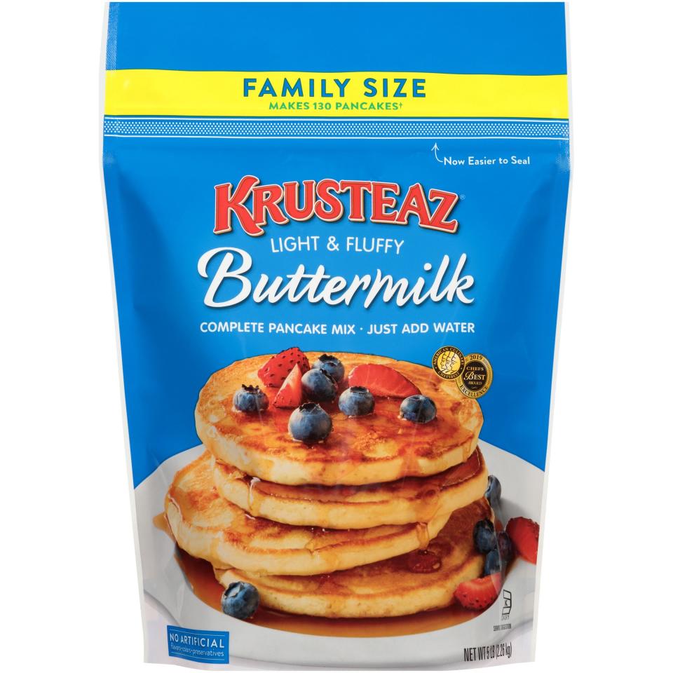 1) Krusteaz Complete Buttermilk Pancake Mix