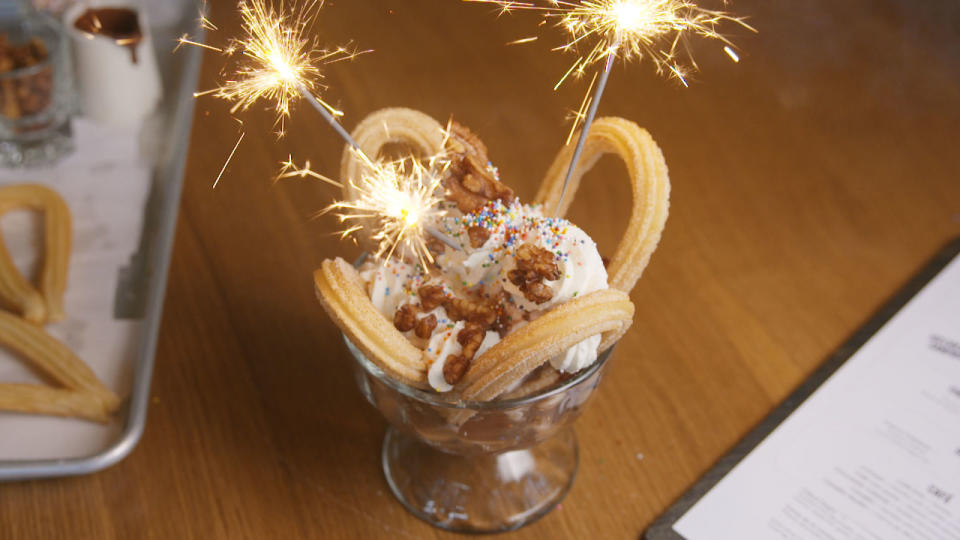 Churro Sundae