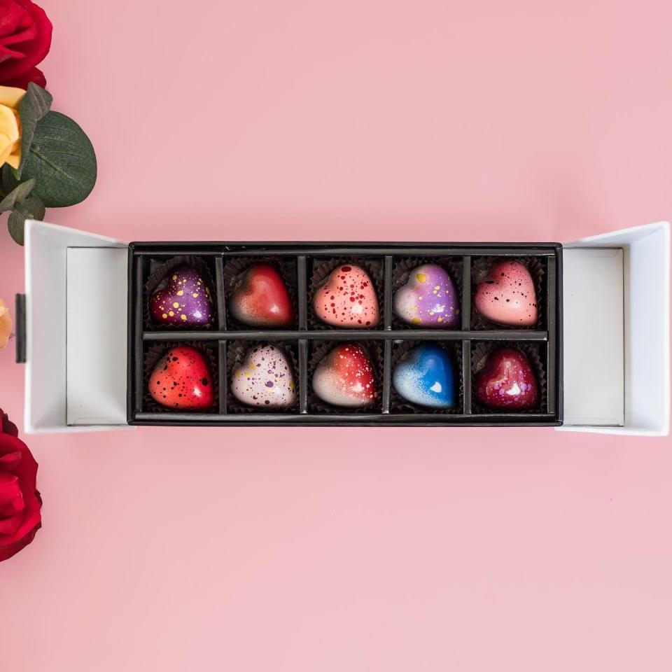 Photo of a 10-count Valentine's Day box