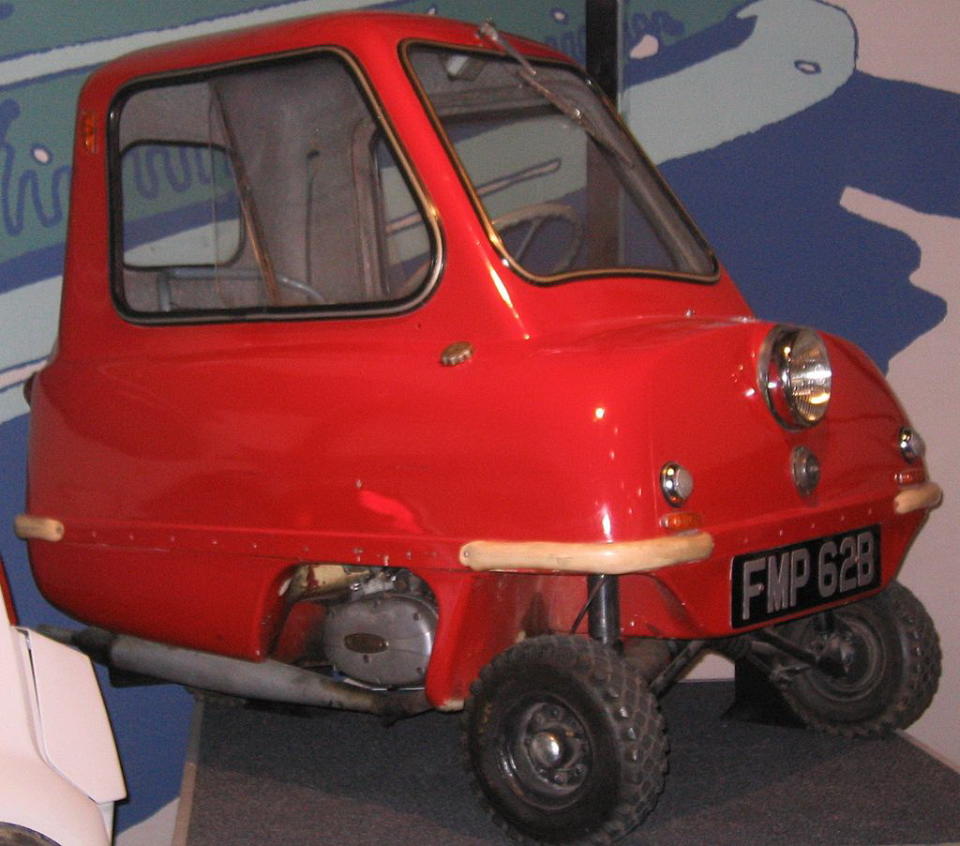 圖／Peel P50最早在1960年代生產，後來的版本完全遵循1960年代首批量產車型設計，如今僅存不到30 輛，成為全世界最稀有的汽車之一。