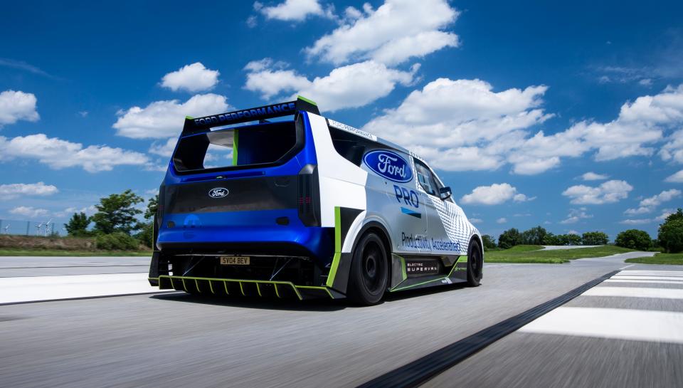 The Ford Pro Electric SuperVan.