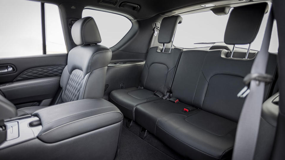 The back two rows of the QX80 - Credit: Infiniti