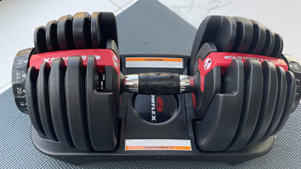 Image of Bowflex adjustable dumbbells