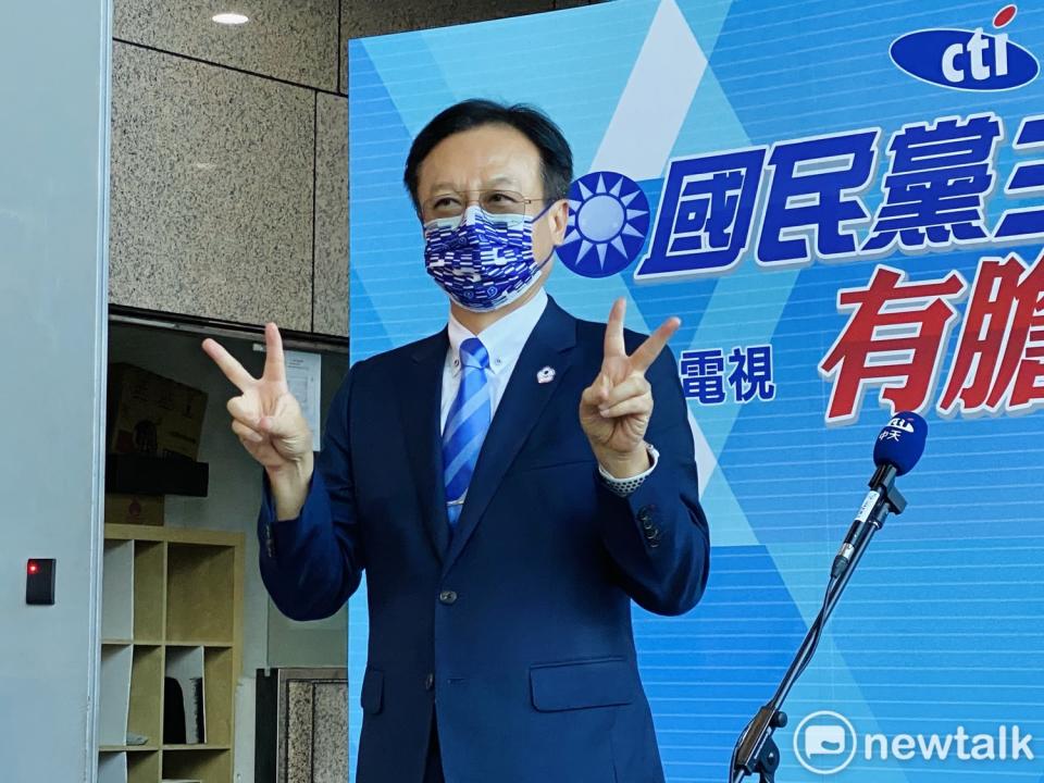 國民黨主席候選人卓伯源。   圖：周煊惠 / 攝