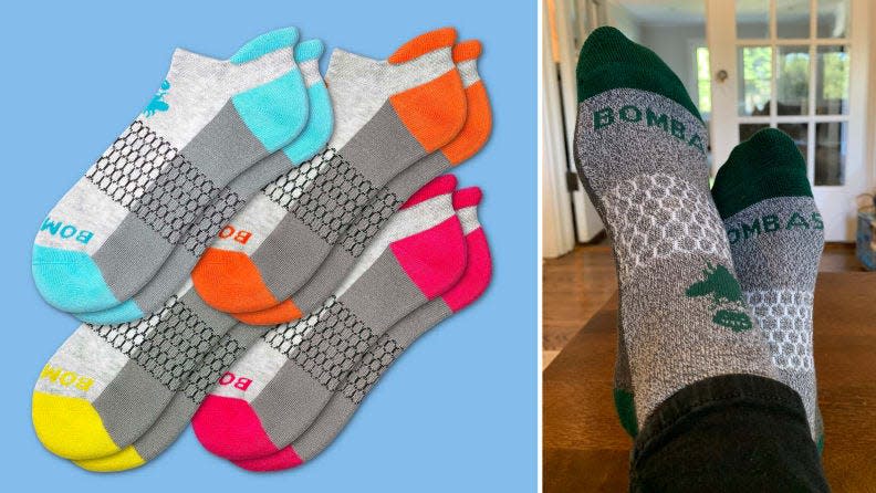 These socks are great on your feet and give back.