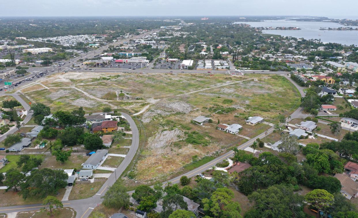 The Siesta Promenade Benderson is a 28-acre mixed-use project by Benderson Development at the northwest corner of U.S. 41 and Stickney Point Road.