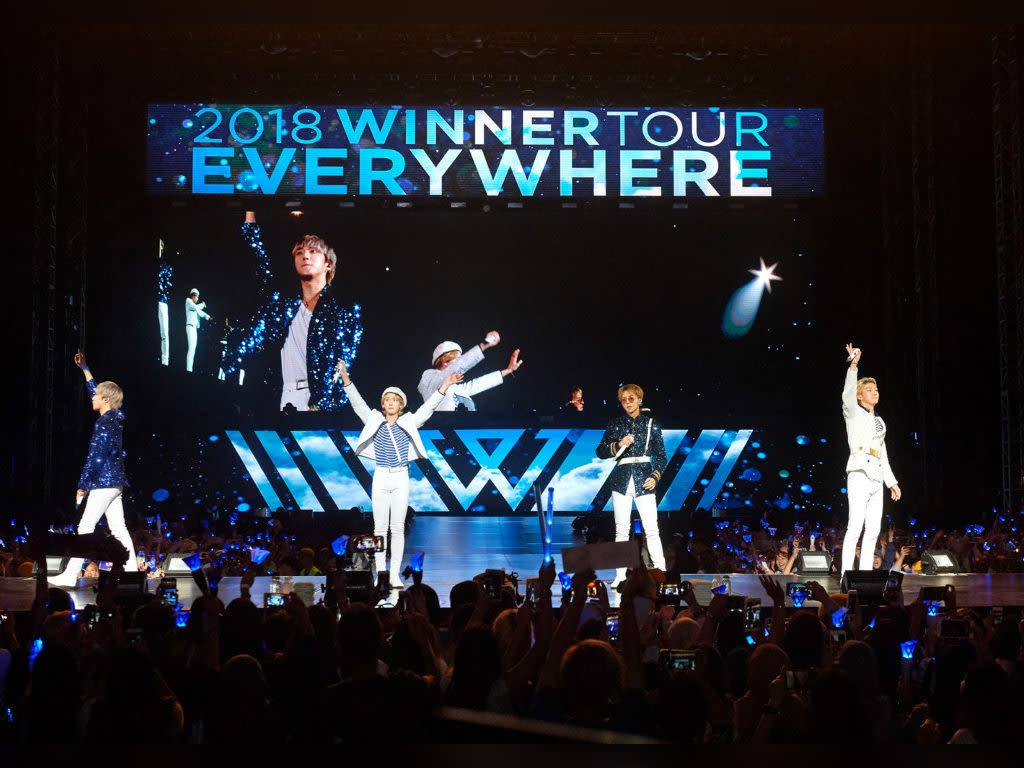 WINNER held their first ever concert in Malaysia last Sunday.