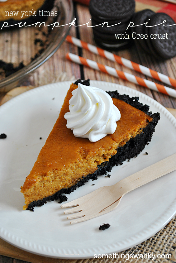 Pumpkin Pie with Oreo Crust