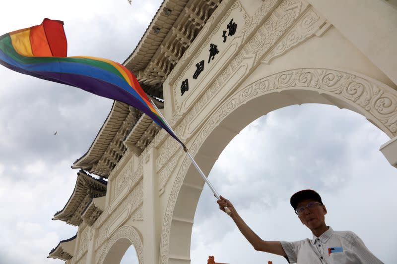 Taiwan Pride Parade For the World rally in Taipei