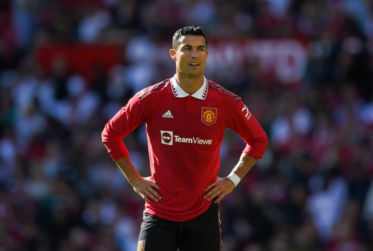 Cristiano Ronaldo jugó 45 minutos con el Manchester United en su amistoso de pretemporada contra el Rayo Vallecano (PA Wire)