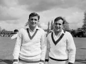 1953: Richie McDonald and CC McDonald (right) at Worcester.