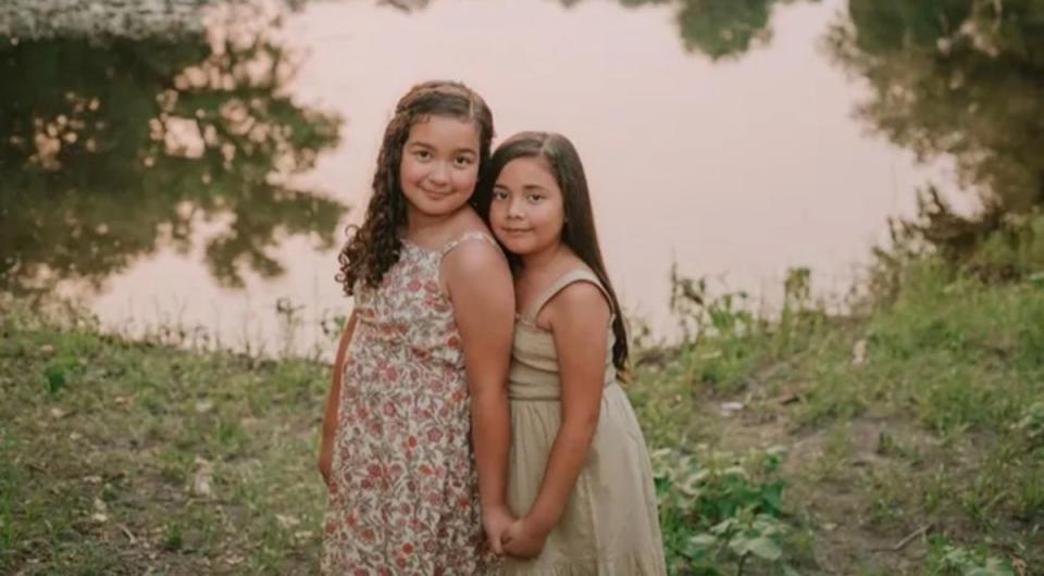 Sisters Daniela, 11, and Sofia Mendoza, 8, were among those killed at the Allen mall massacre (GoFundMe)