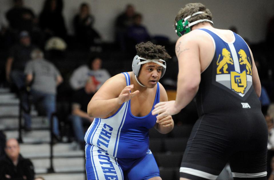 The Chillicothe Cavaliers participated in the Clay Davis Memorial wrestling tournament on Feb. 4, 2023. The Cavaliers took home fourth place with a team score of 156.5 points.