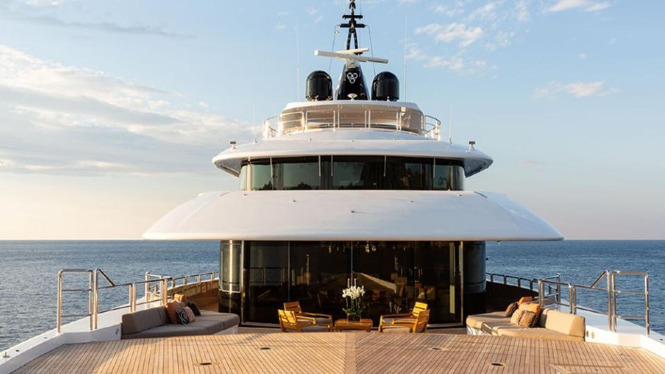 Alfa is a 229-foot Benetti superyacht that was launched in 2021 but has rarely been used since by its owner.