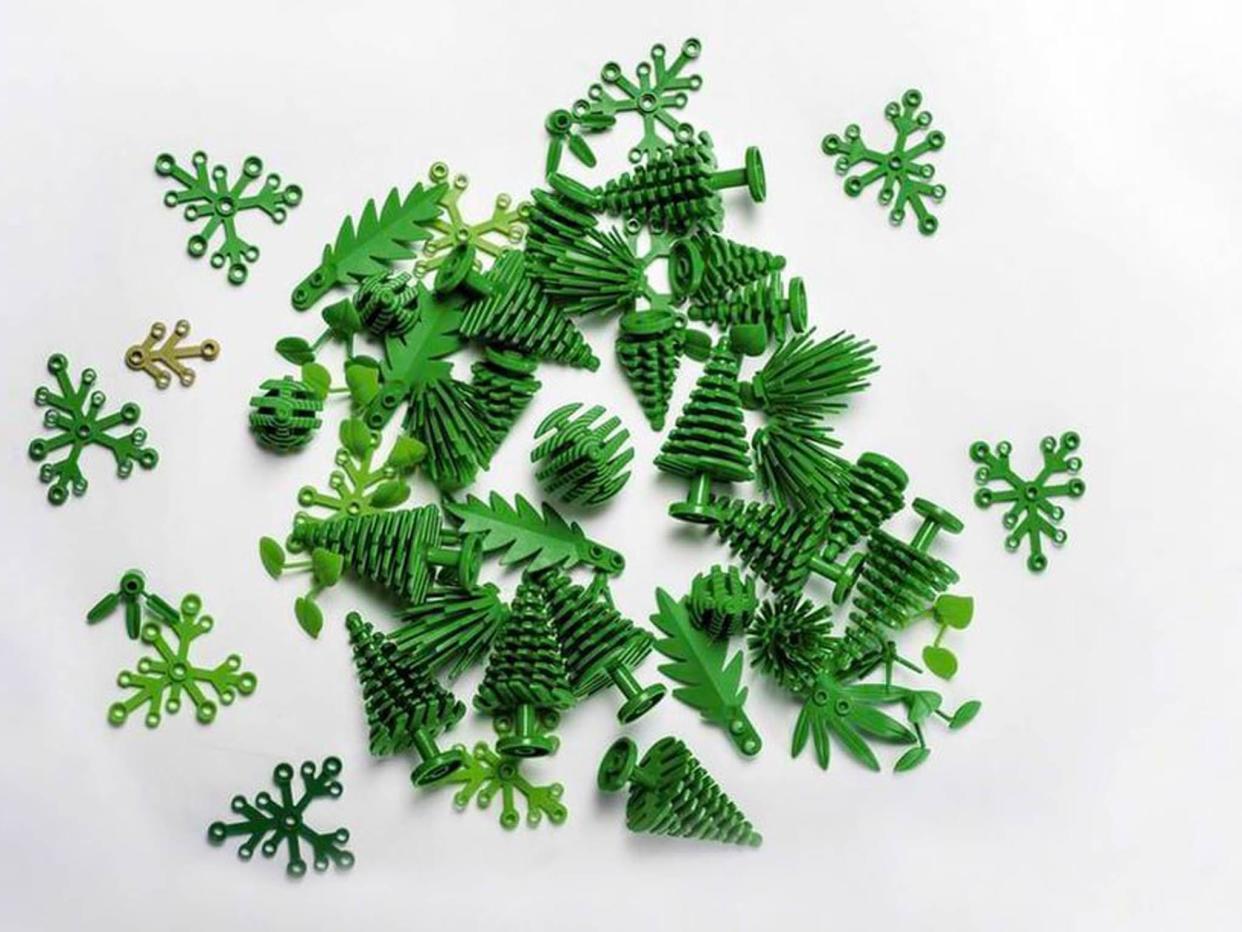 Materials classified as ‘bioplastic’ are sourced from natural materials but aren’t necessarily biodegradable: Lego