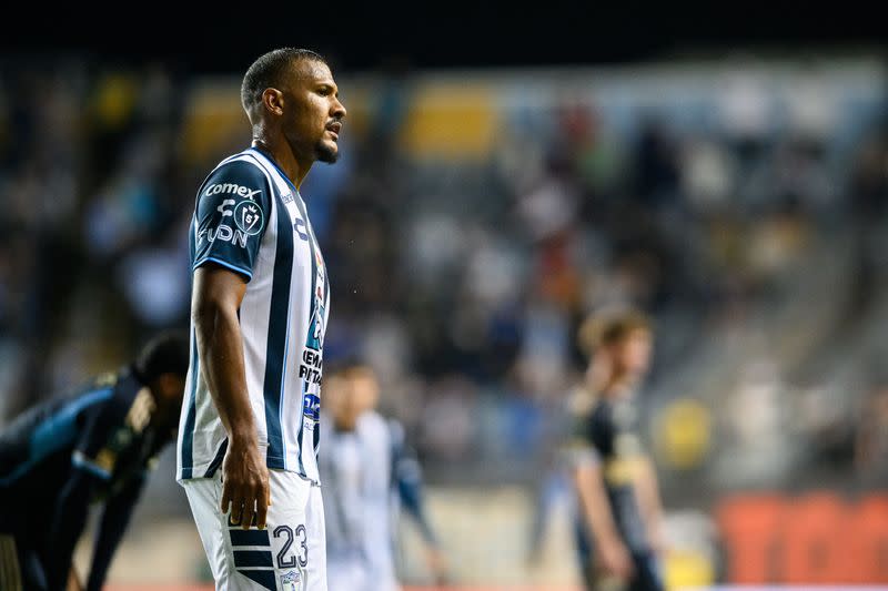 Foto de archivo de Salomón Rondón, delantero de Pachuca que anotó tres goles en el triunfo de su equipo ante Herediano en la Copa de Campeones de la Concacaf