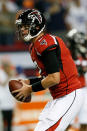 ATLANTA, GA - SEPTEMBER 17: Quarterback Matt Ryan #2 of the Atlanta Falcons warms up prior to their game against the Denver Broncos at the Georgia Dome on September 17, 2012 in Atlanta, Georgia. (Photo by Kevin C. Cox/Getty Images)