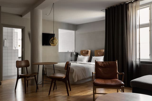 <p>Courtesy of Brochner Hotels</p> A suite at SP34, in Copenhagen.