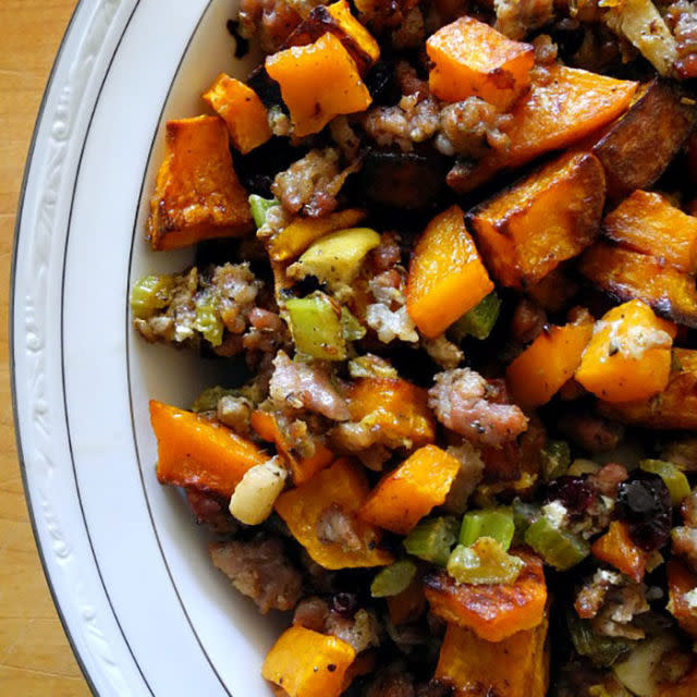 Butternut Sausage Stuffing